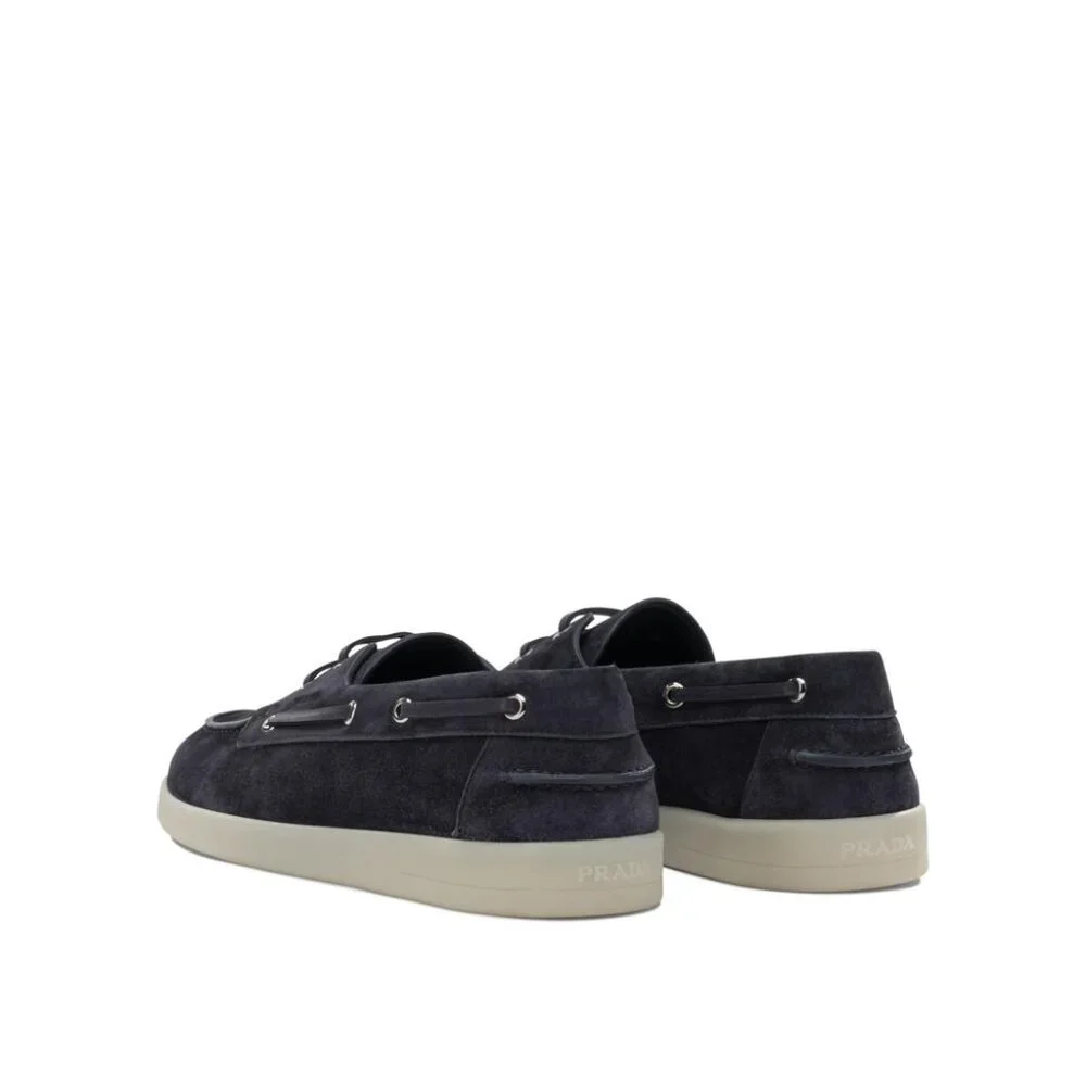 Prada Suede Lace-Up Loafers UK 8 Men - Picture 4 of 5